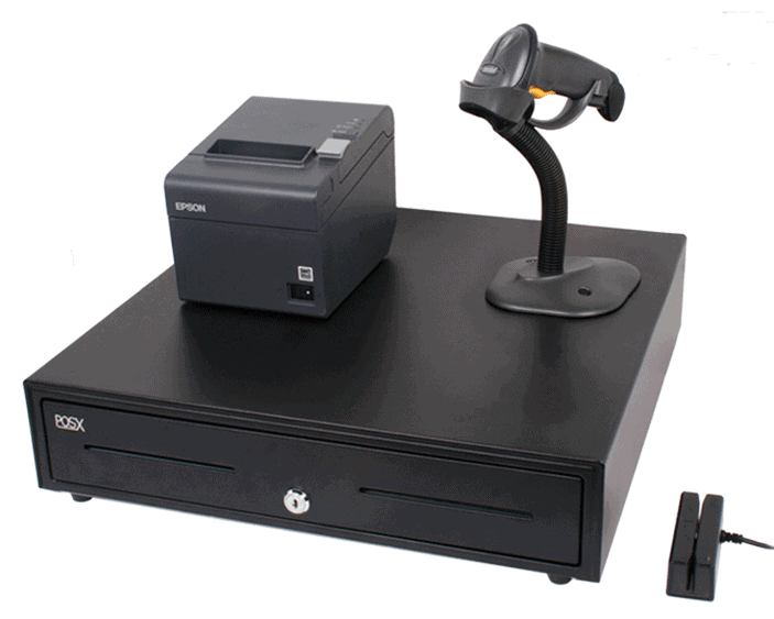 pc america cash register express hardware bundle