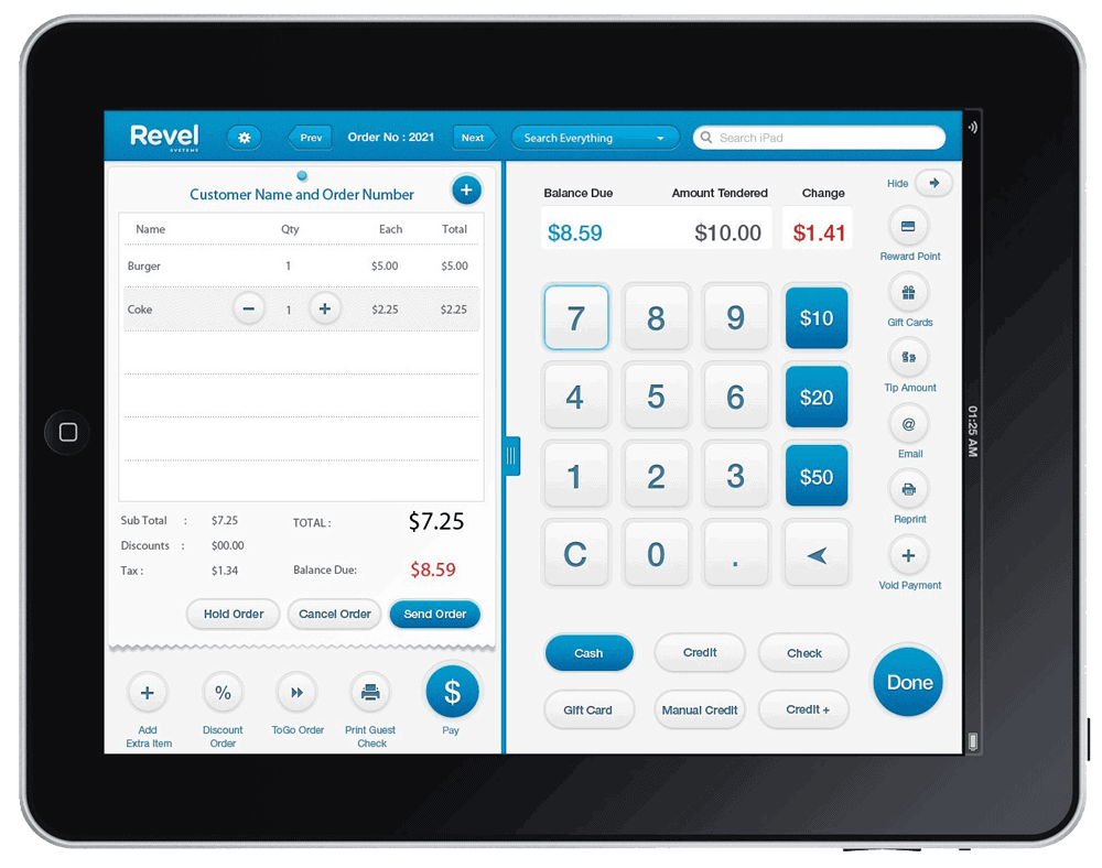 a tablet with a calculator and numbers